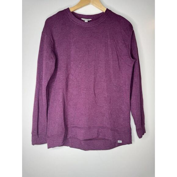 Orvis Womens XS Pullover Sweatshirt Purple Long Sleeve Modal Soft Crewneck - Picture 1 of 8
